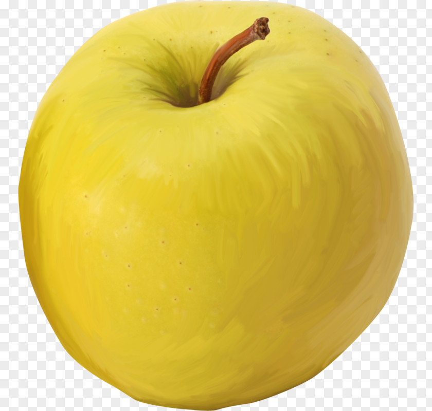 Apple Yellow Color Fruit Photography PNG