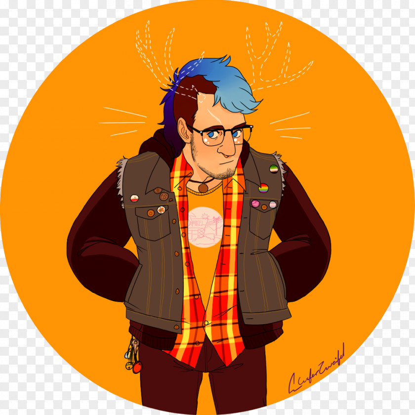 Cartoon Blizzard Warning Illustration Glasses Character Pattern PNG