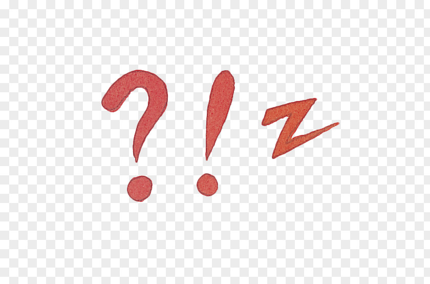 Cartoon Mark And Exclamation Of Lightning Question Drawing PNG