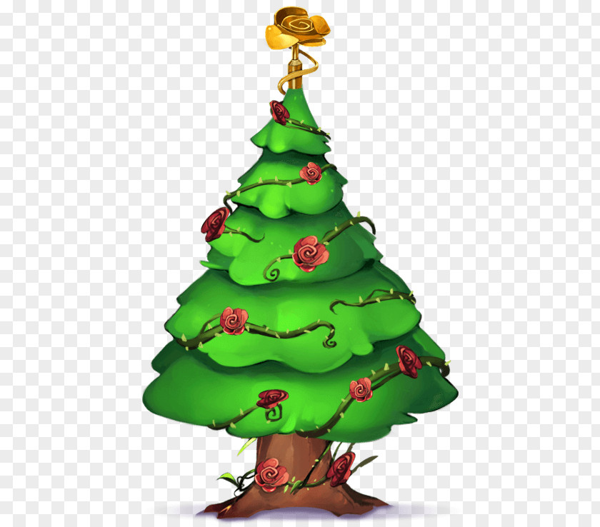 Christmas Tree Ornament Card PNG