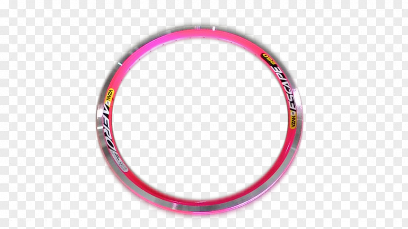 Circle Bangle Pink M Body Jewellery PNG