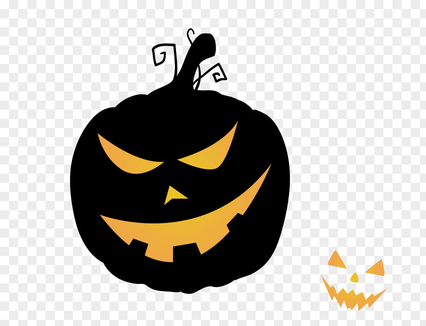 Evil Pumpkin Jack-o'-lantern Calabaza Halloween PNG
