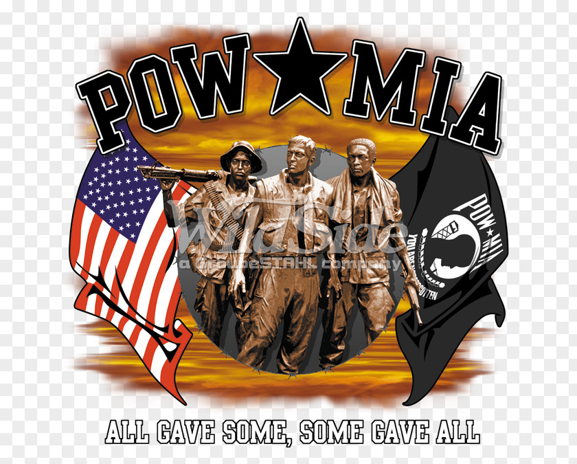 Military National League Of Families POW/MIA Flag Missing In Action Prisoner War Vietnam Issue PNG