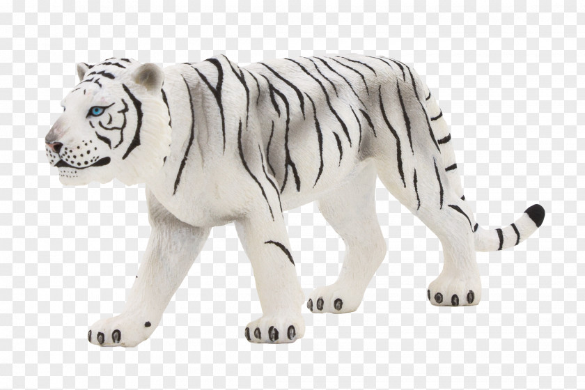 White Tiger Leopard Toy Animal Figurine Collectable PNG