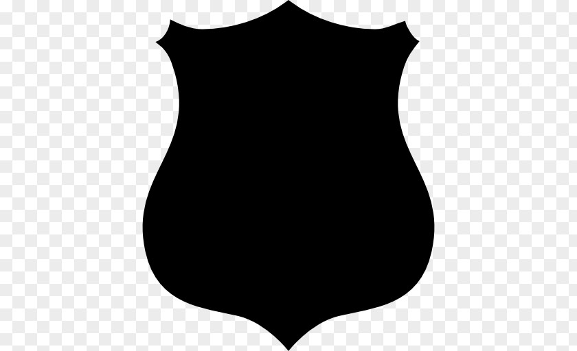 Black Shield Badge Police Officer Clip Art PNG