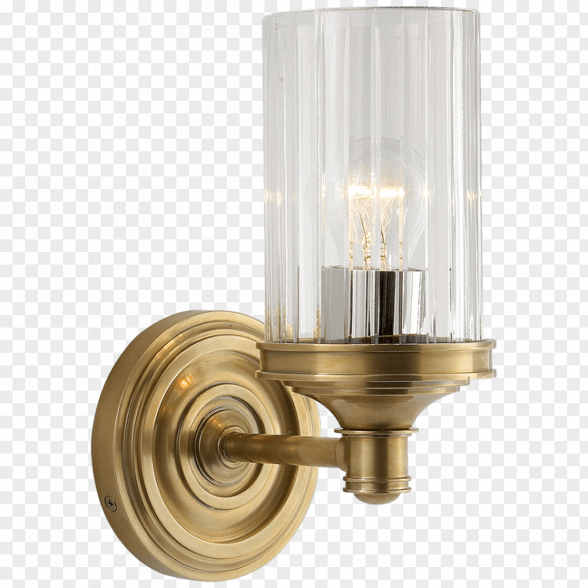 Brass Light Fixture Sconce Lighting Bronze PNG