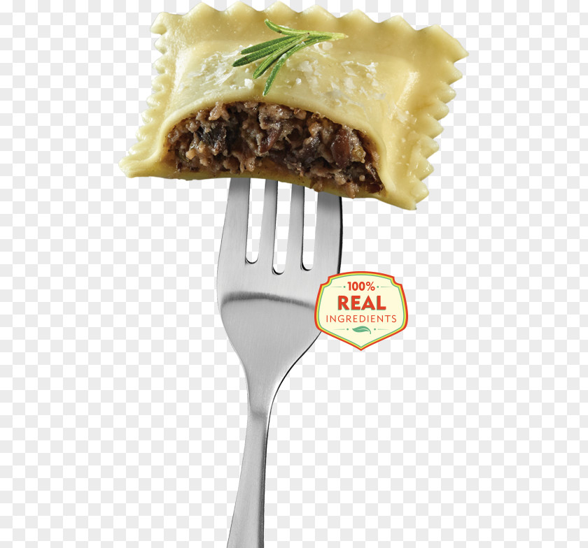 Fork Ravioli Cuisine Ounce Common Mushroom PNG