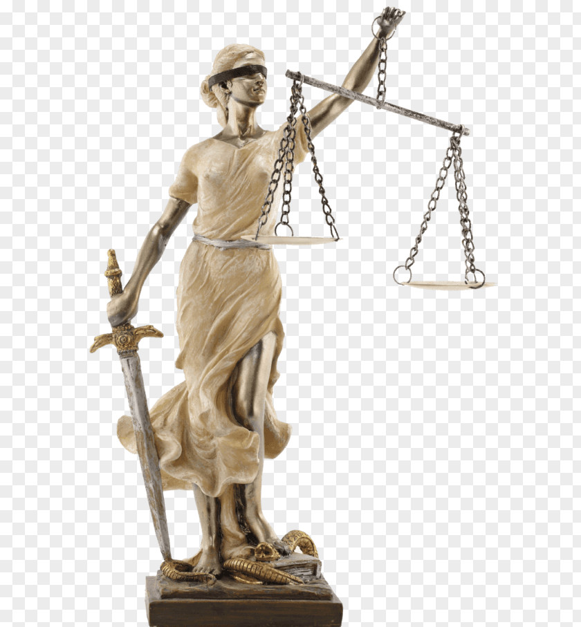 Themis Lady Justice Statue Sculpture PNG