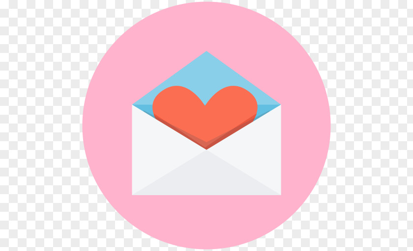 Valentine's Day Letter Web Design PNG