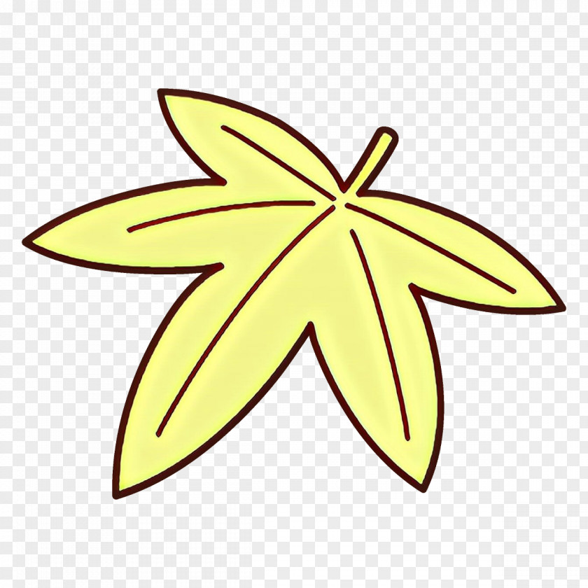 Yellow Leaf Plant PNG