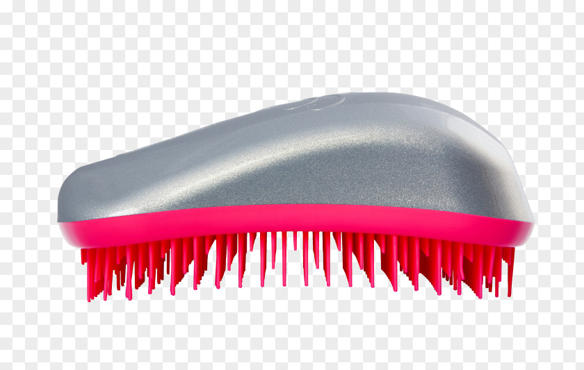 Hair Brush Comb Pink Fuchsia PNG