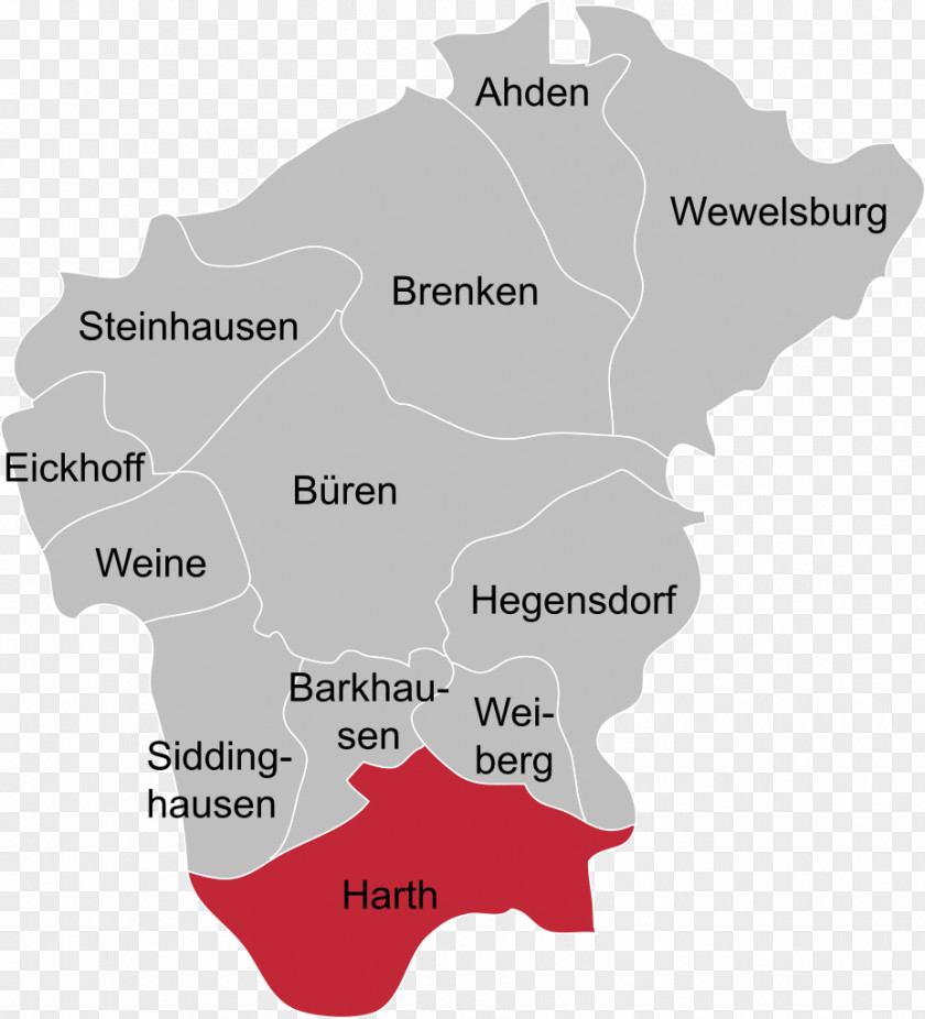 Harth Wewelsburg Barkhausen Weiberg Steinhausen Eickhoff PNG