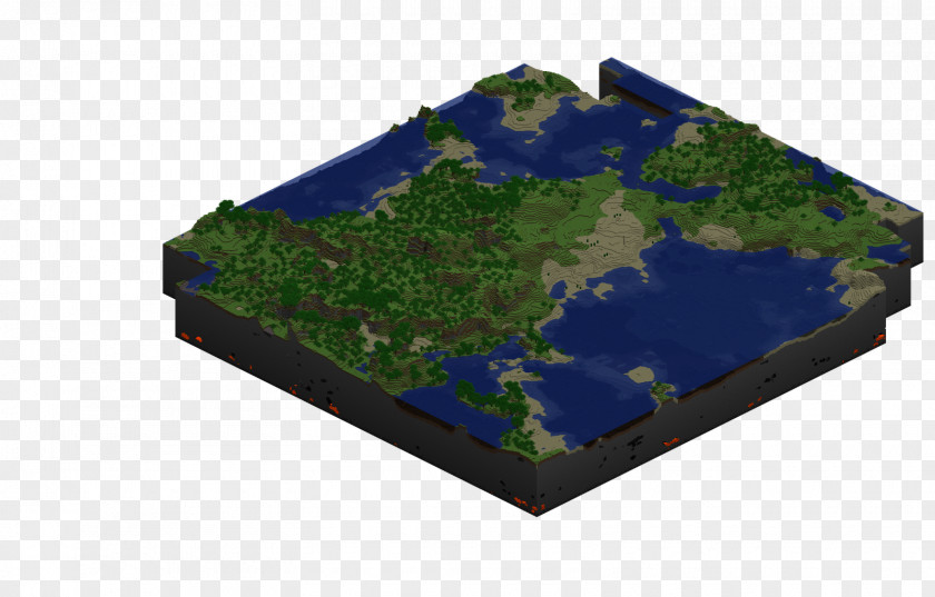 Isometric Road Biome PNG