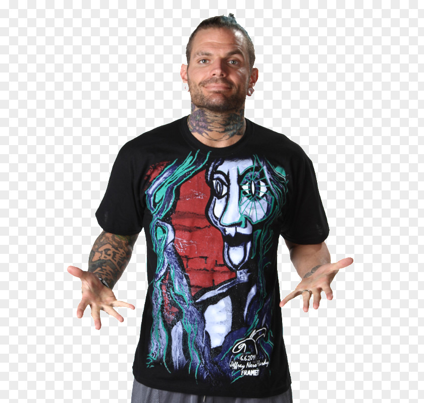 Jeff Hardy T-shirt Impact! Hoodie Impact Wrestling PNG