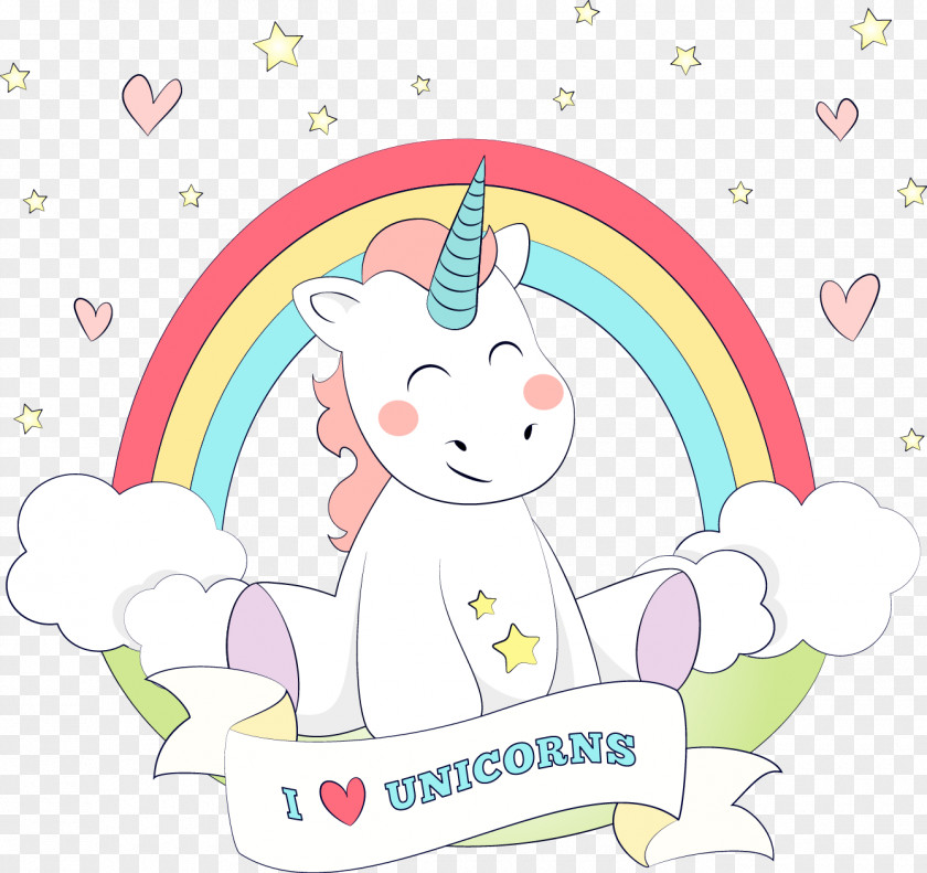 Unicorn Wedding Invitation Paper Wallpaper PNG