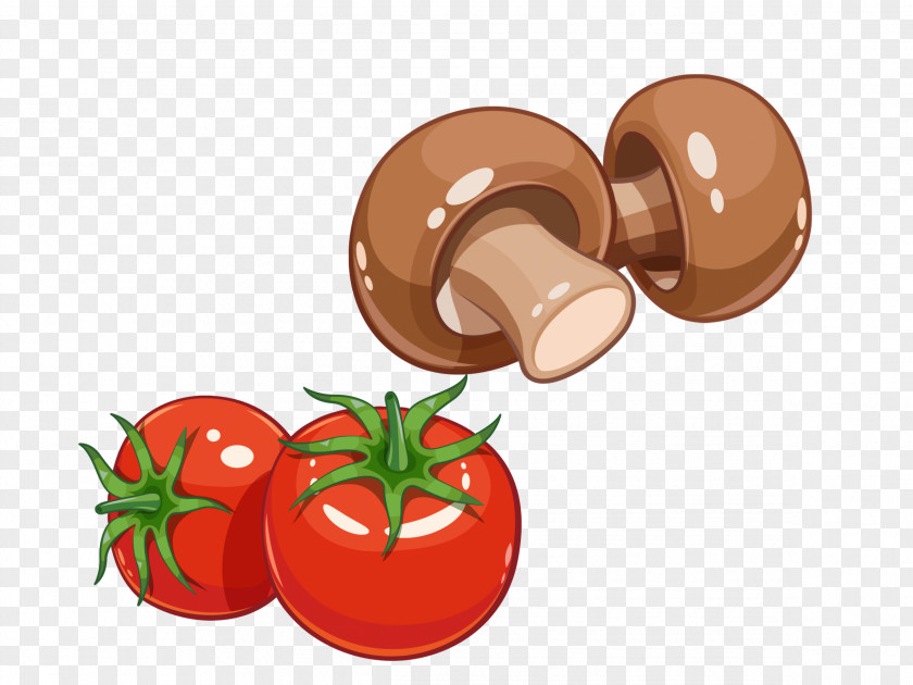 Vector Vegetables Euclidean Mushroom Royalty-free Illustration PNG