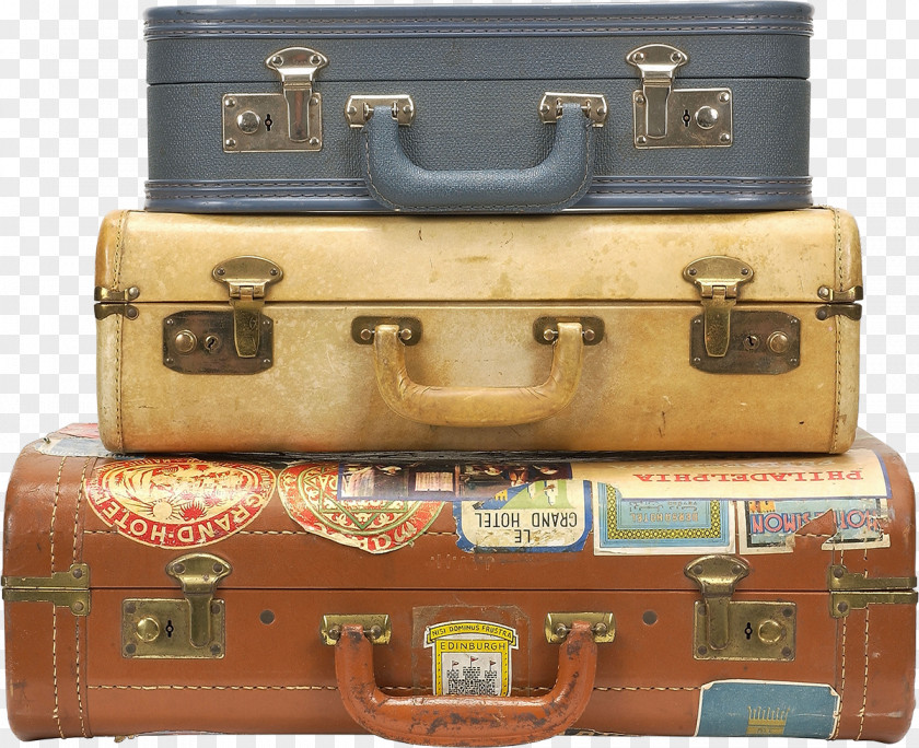 Vintage Computer Suitcase Baggage Travel Trunk Samsonite PNG