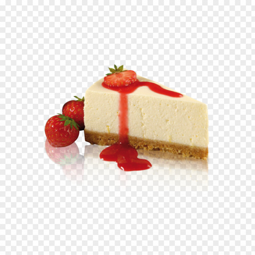 Watercolor Strawberry Cheesecake Cream Juice Milkshake PNG