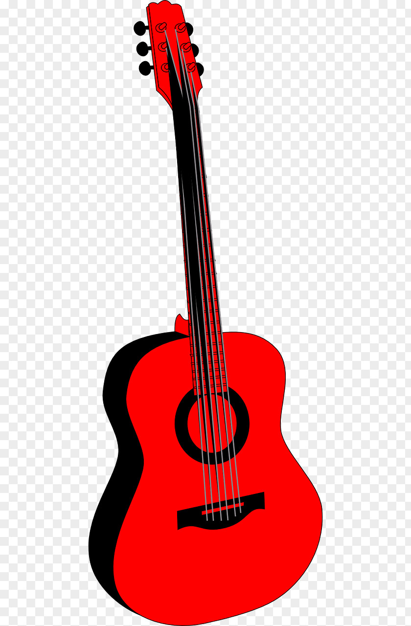 Bass Guitar Electric Acoustic Clip Art PNG
