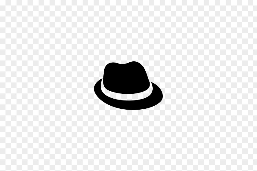 Black Hat Fedora PNG