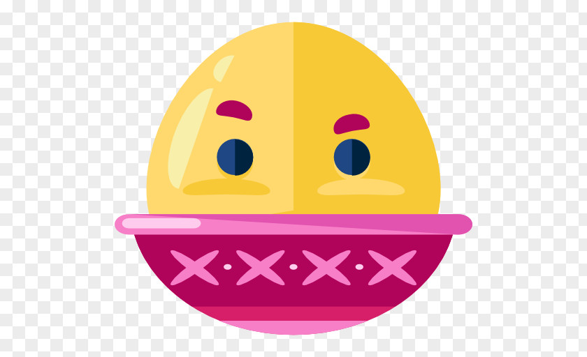 Boiled Egg Smiley Emoticon PNG