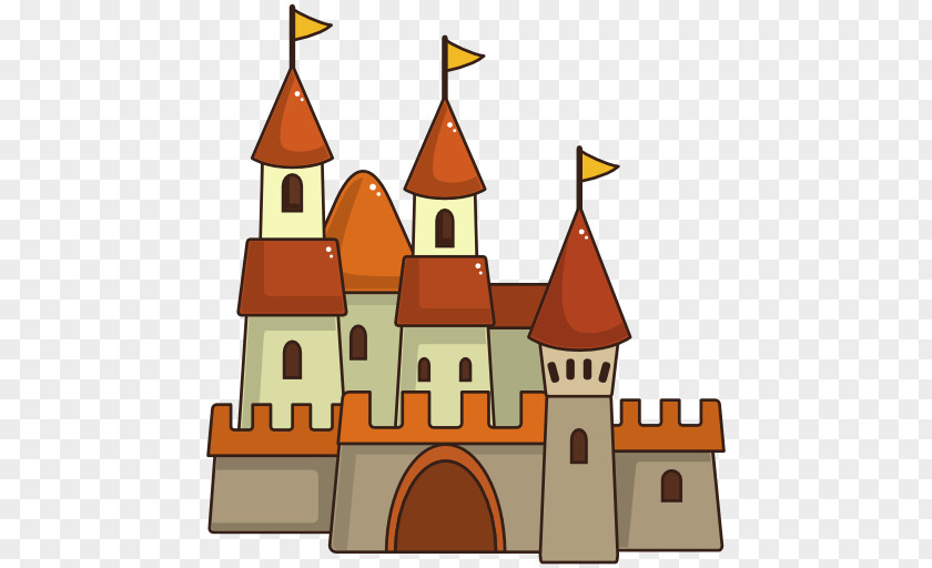 Cartoon Castle Transparent Stock Illustration Canvas Fairy Tale PNG