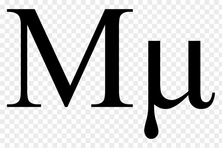 Latin Mu Greek Alphabet Letter Word PNG