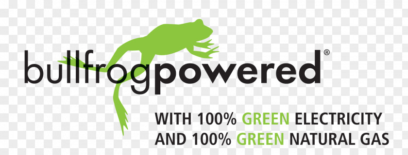 Leaf Logo Brand Bullfrog Power Font PNG