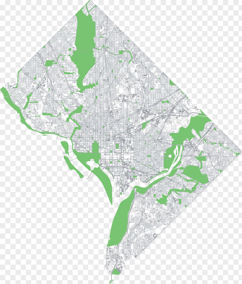 London Washington, D.C. Street Letter Map PNG