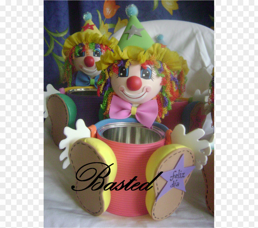 Clown Circus Party Centrepiece PNG