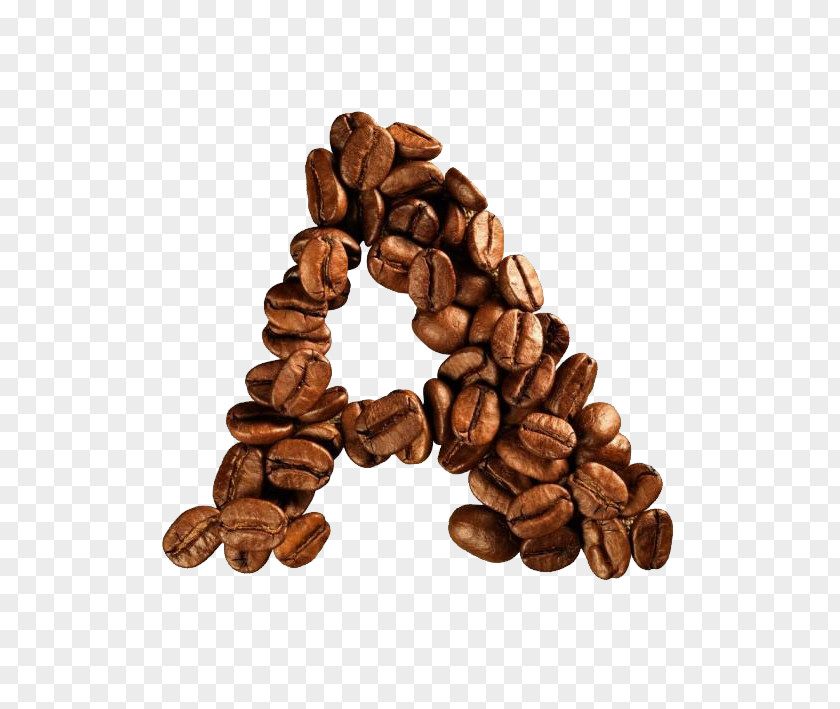 Coffee Beans Alphabet Bean Letter Cafe PNG
