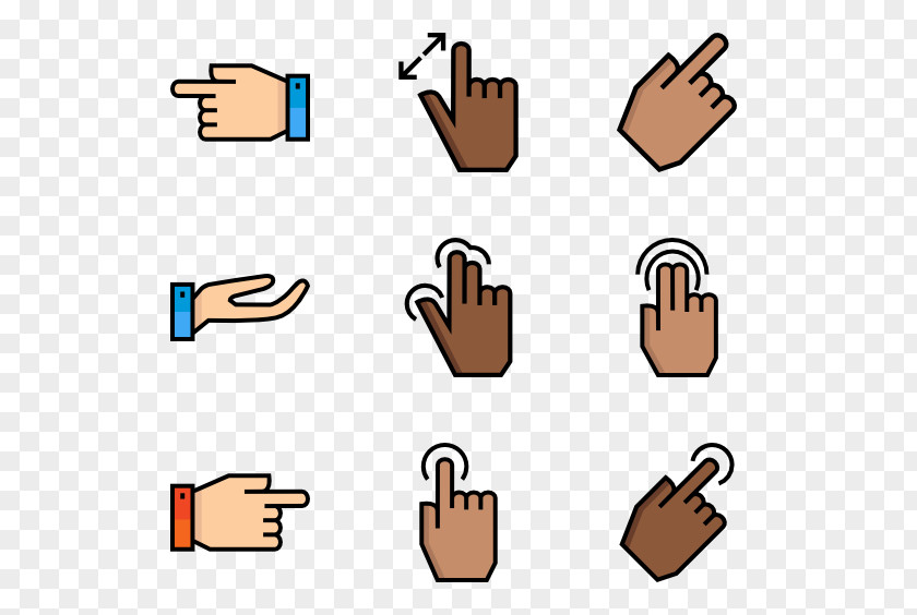 Hand Gesture Symbol Clip Art PNG