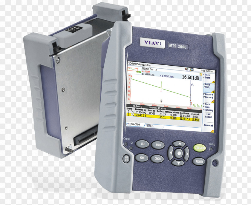 Module JDSU Optical Time-domain Reflectometer Viavi Solutions Fiber PNG