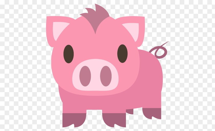 Pig Emoji Sticker Emoticon Heart PNG