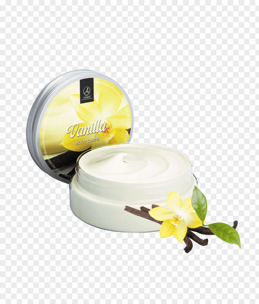 Vanilla Lotion Cream Cosmetics Flavor PNG