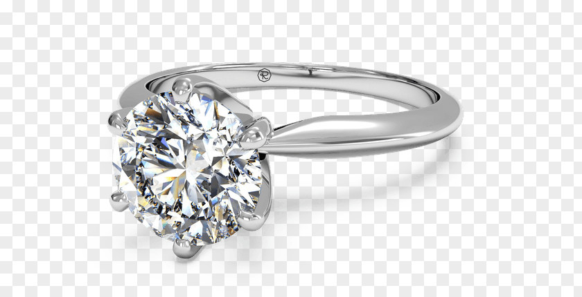 2 Carat Diamond Rings Simple Engagement Ring Cut Cubic Zirconia PNG