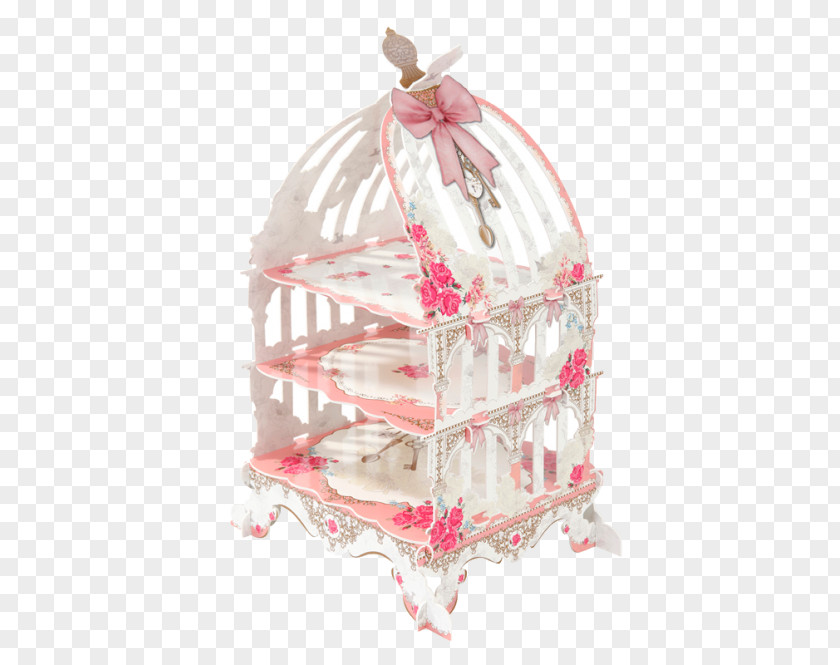 Birdcage Stand Cupcake Table PNG