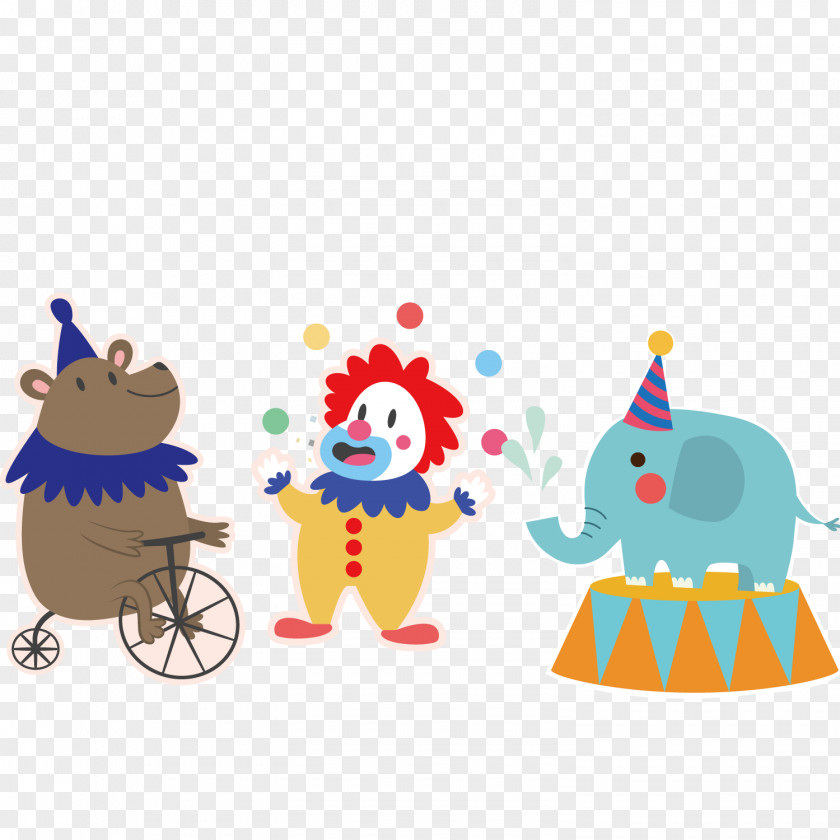 Circus Animals Clip Art PNG