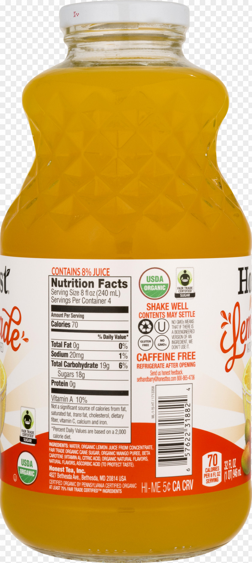 Costco Orange Juice Organic Food Honest Tea Flavor By Bob Holmes, Jonathan Yen (narrator) (9781515966647) Lemonade Condiment PNG