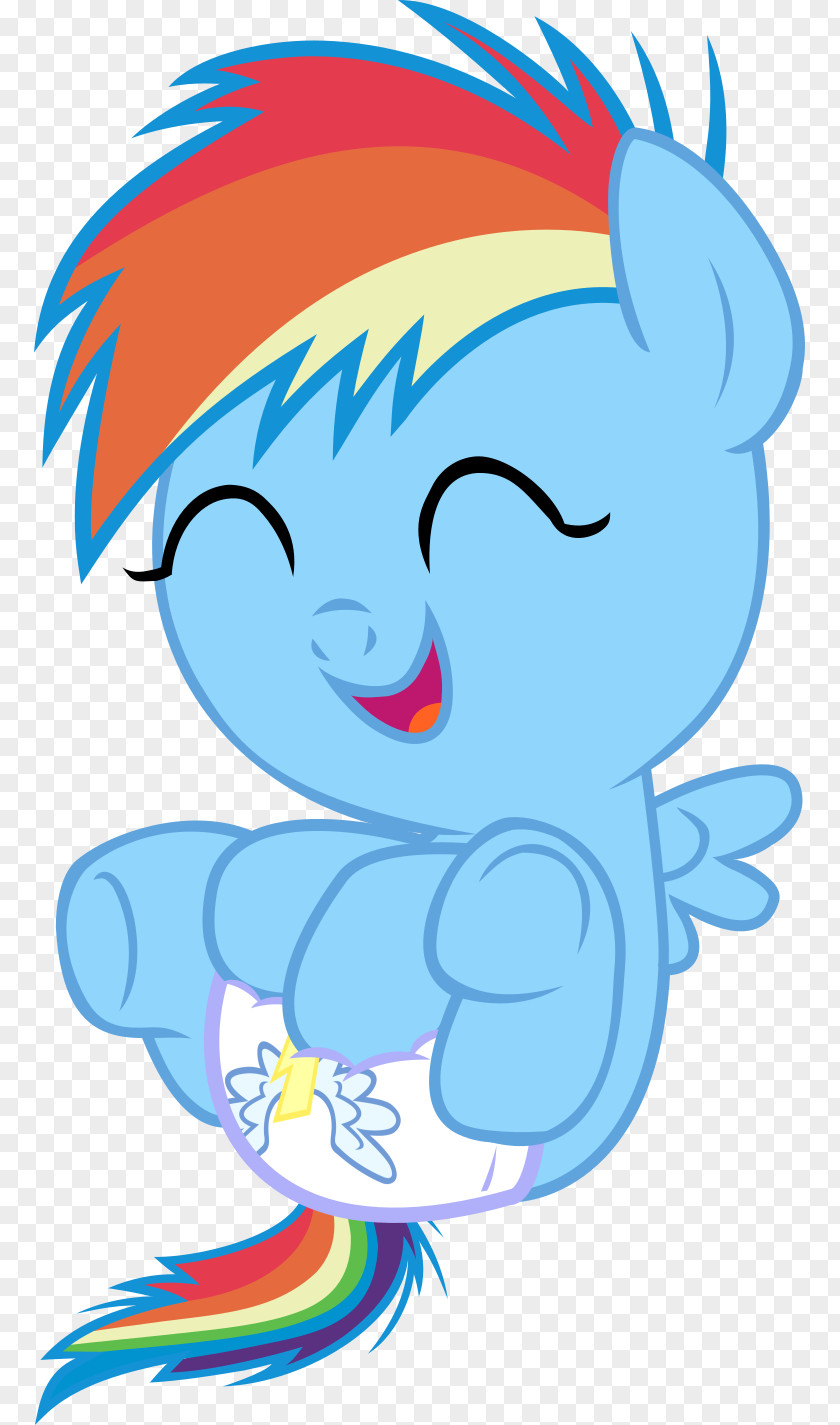 Diaper Rainbow Dash Pony Clip Art PNG