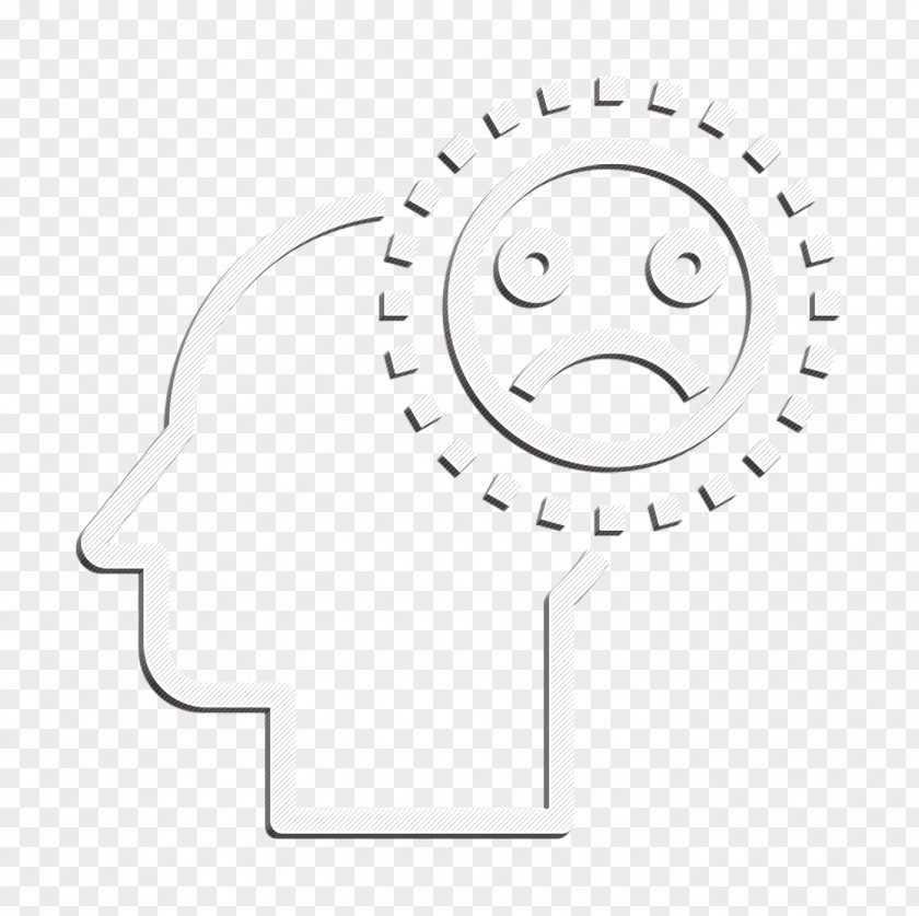 Head Icon Sad Personal Thinking PNG