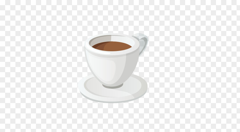White Coffee Cup Ristretto Espresso PNG