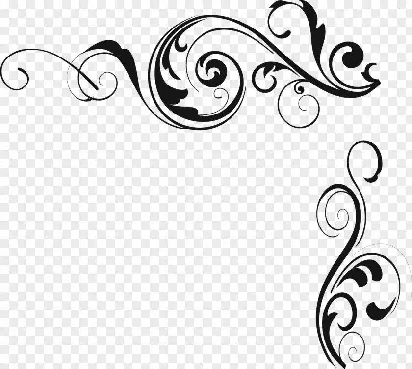 Arabesque Motif Clip Art PNG