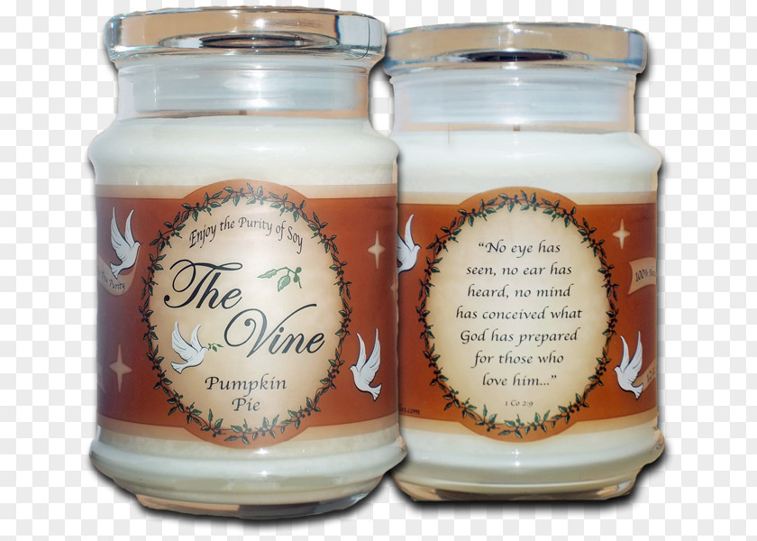 Candle Soy Flavor Soybean Pumpkin Pie PNG