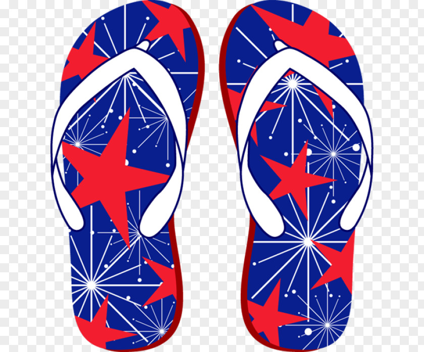 Fourth Of July Flip-flops Clip Art PNG