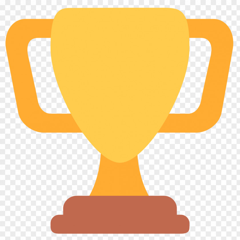Golden Cup Emoji Trophy Medal Award PNG