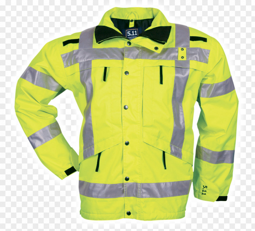 Vis Identification System High-visibility Clothing Parka Jacket Coat PNG