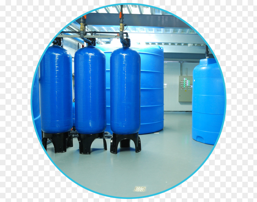 Water Softening Industrial Treatment Tank PNG