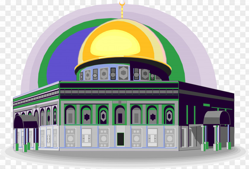 Castle Dome Of The Rock Islam Religion PNG