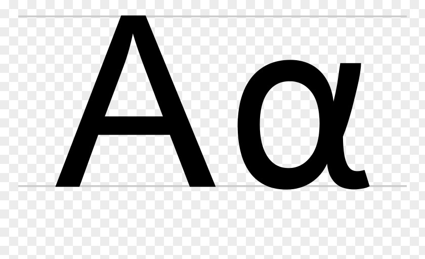 El Alfa Letter Chemical Element Arsenic Serif Font PNG